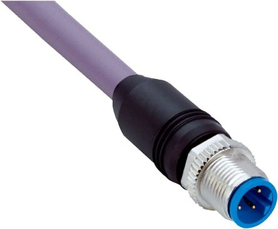 SICK Male 2 way M12, Straight to Unterminated Free Cable End Connector Cable, 5 m