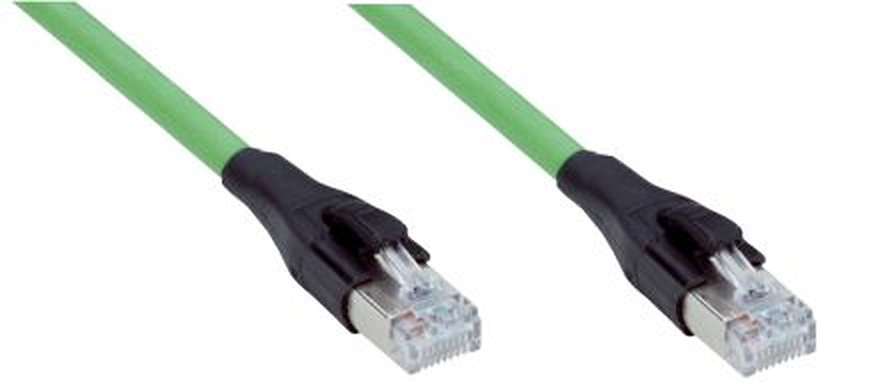 SICK RJ45, 5 m Ethernet Cable, Green Polyurethane Sheath