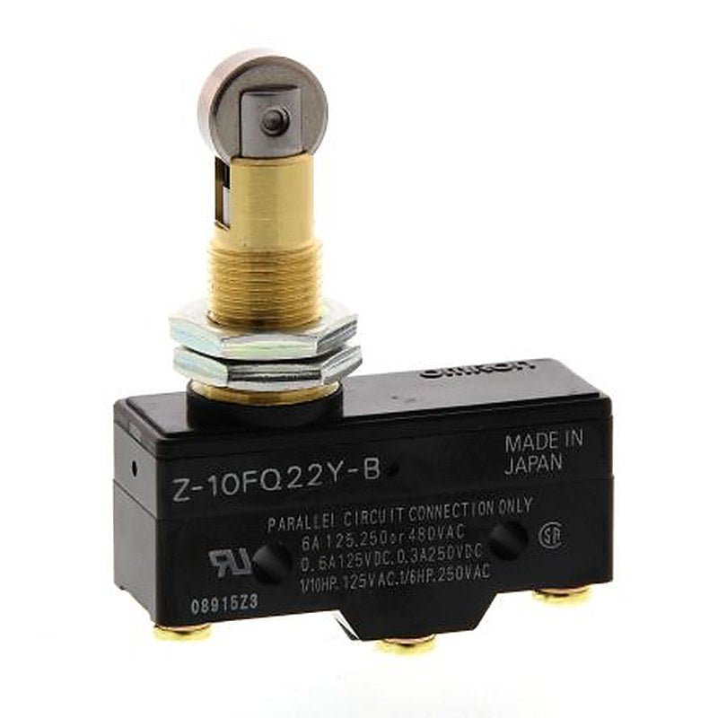 Omron Z Series Plunger Limit Switch, SPDT, IP00, Plastic Housing, 500V ac, 10A