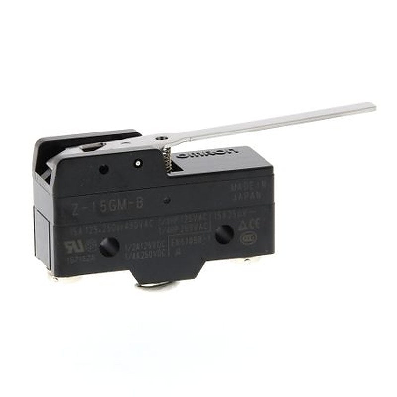 Omron Z Series Hinge Lever Limit Switch, SPDT, IP00, Plastic Housing, 500V ac, 15A