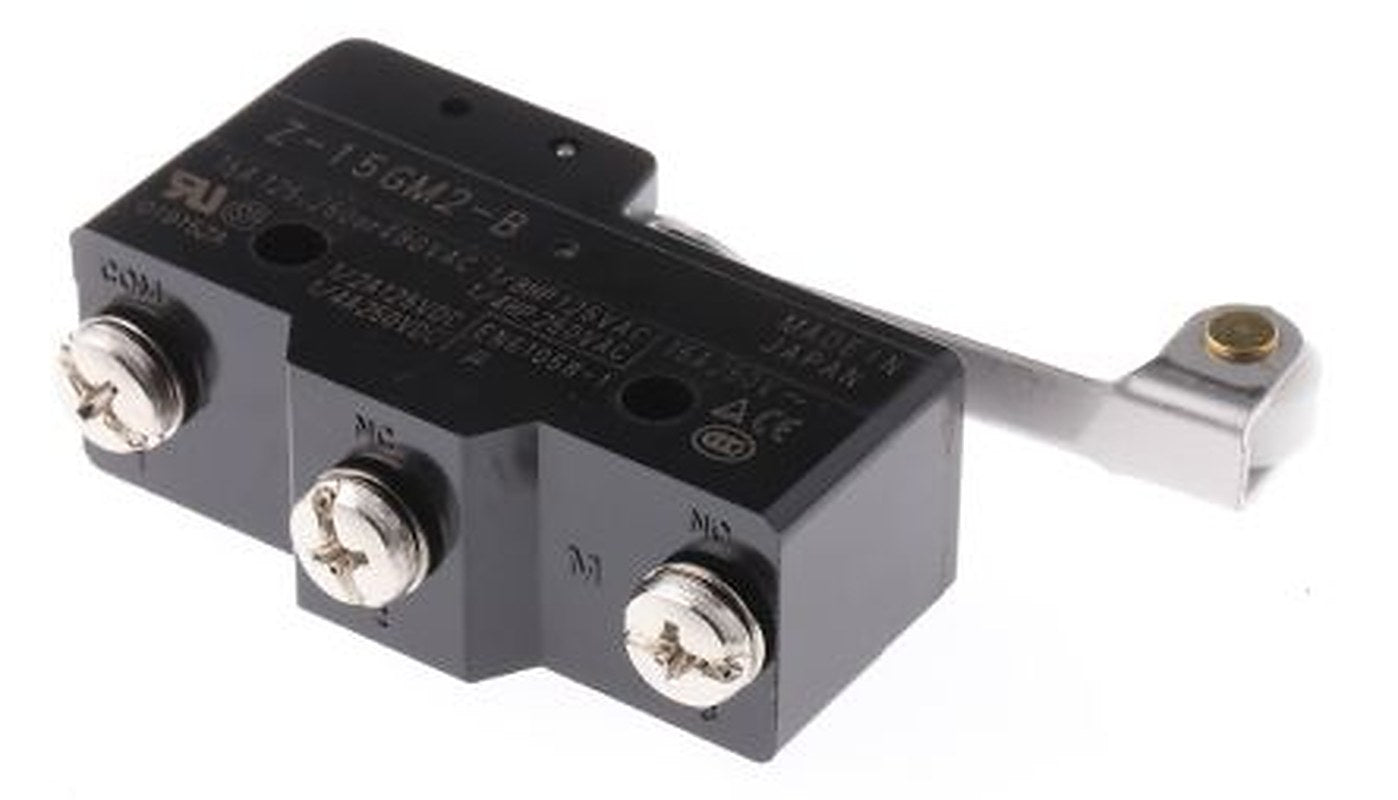 Omron Z Series Roller Lever Limit Switch, SPDT, IP00, Thermosetting Resin Housing, 500V