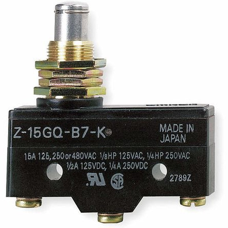 Omron Z Series Plunger Limit Switch, SPDT, IP00, Thermosetting Resin Housing, 500V