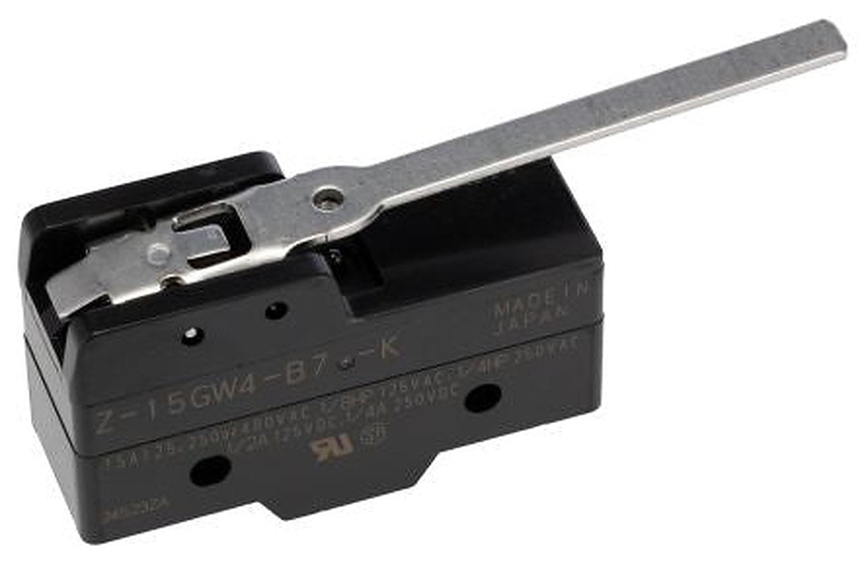 Omron Z Series Lever Limit Switch, SPDT, IP00, 500V, 15A