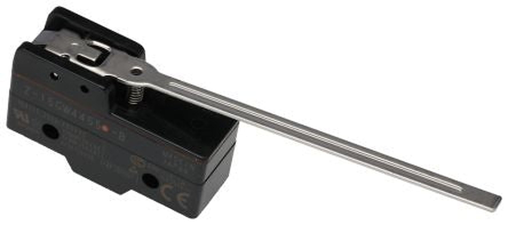 Omron Z Series Long Hinge Lever Limit Switch, SPDT, IP62, Plastic Housing, 500V ac, 15A