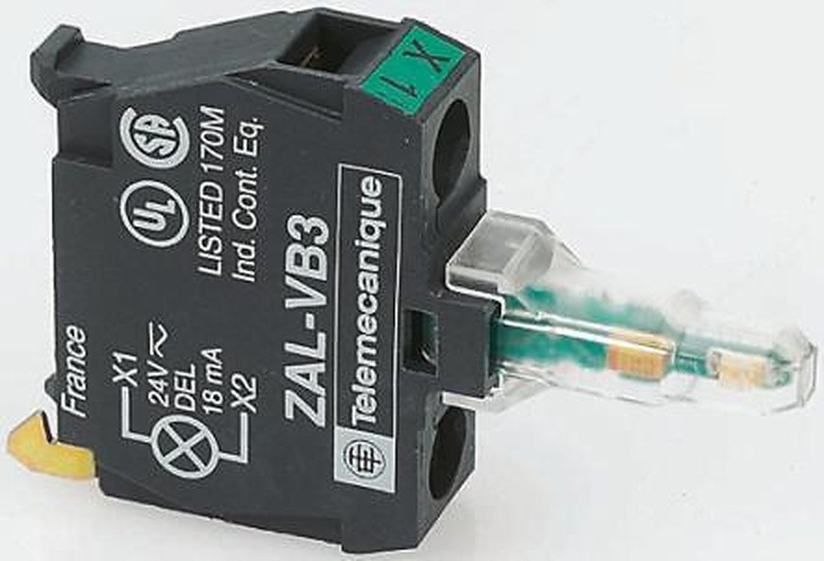 Schneider Electric Harmony Series Light Block, 110V, 120 V, White Light