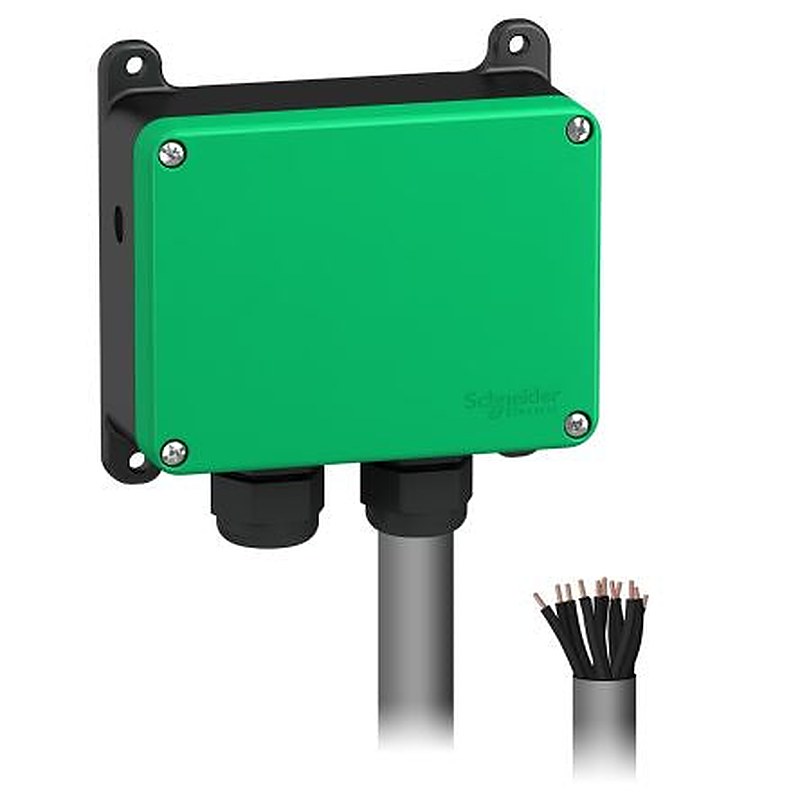 Schneider Electric Harmony eXLhoist Series Green ABS Junction Box, IP66, 51 mm, 120mm 117 mm