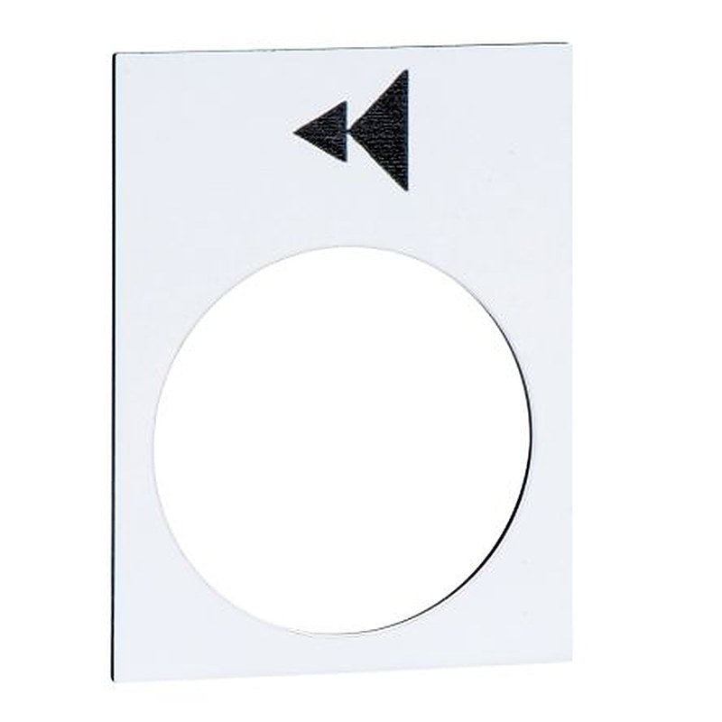 Schneider Electric Legend for Use with XACA, Pre-printed "Slow-Fast, Black left