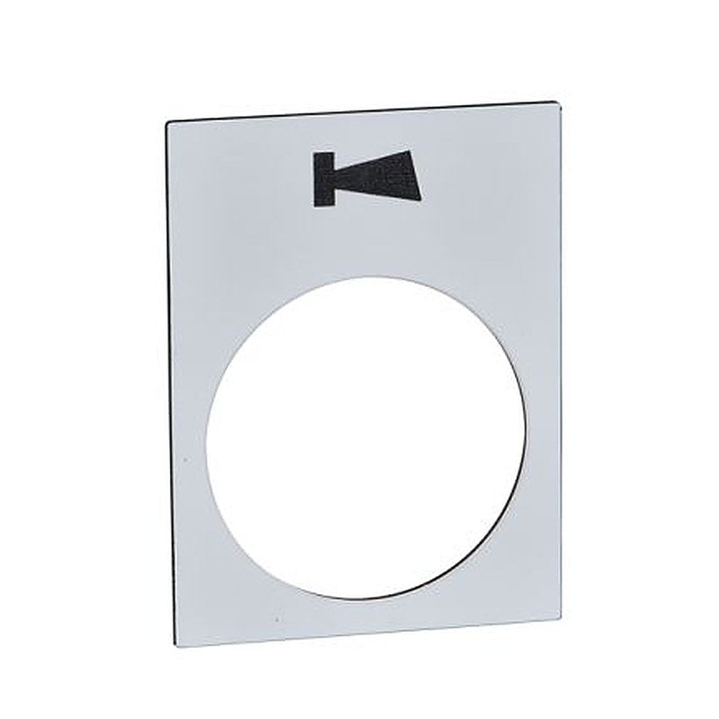 Schneider Electric White Plastic XACB Control Station Enclosure - 1 Hole 22 mm Diameter