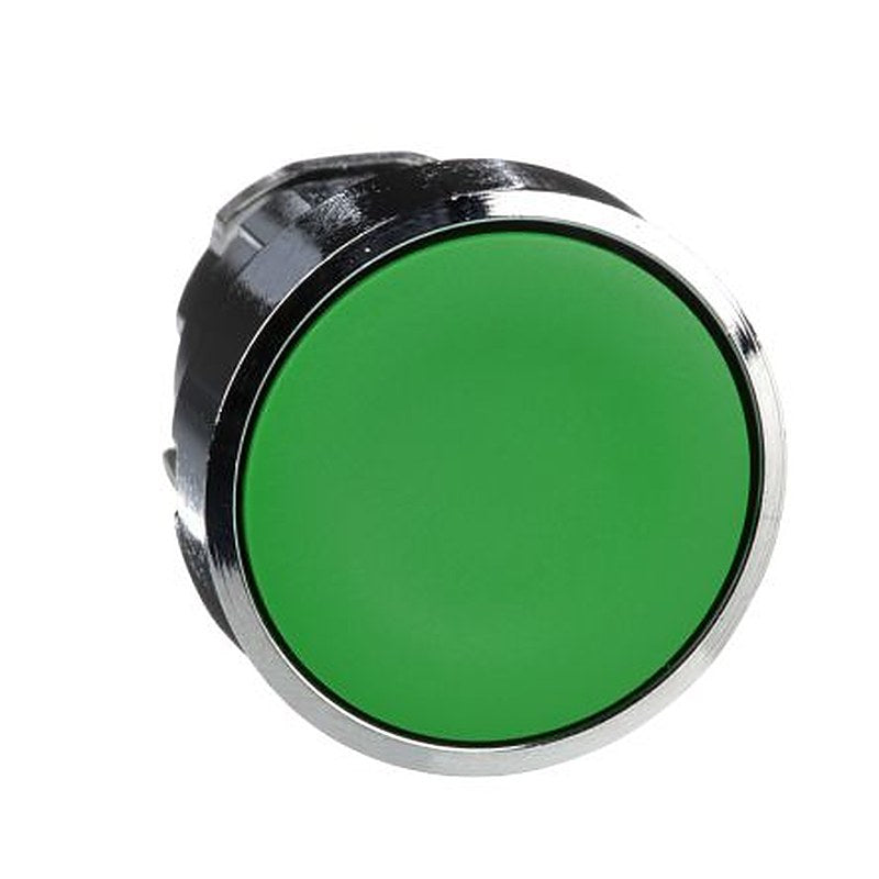 Schneider Electric Harmony XB4 Series Green Spring Return Push Button Head, 22 mm Cutout, IP69K, IP67, IP66