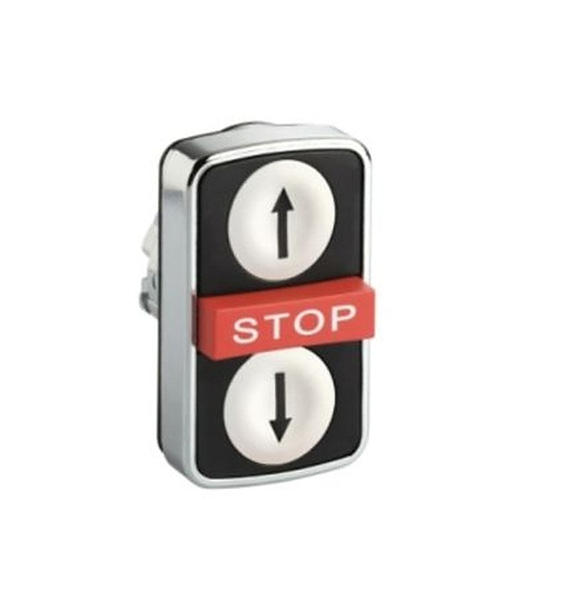 Schneider Electric Harmony XB4 Series White, Red, Black Momentary Push Button Head, 22 mm Cutout, IP69K