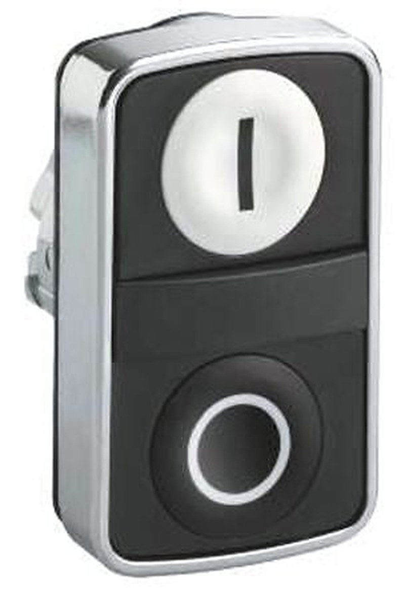 Schneider Electric Harmony XB4 Series White, Black Momentary Push Button Head, 22 mm Cutout, IP67