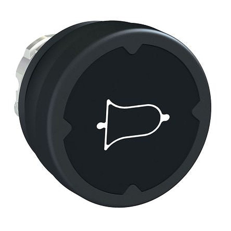 Schneider Electric Harmony Series Black Spring Return Push Button Head, 22 mm Cutout, IP66, IP67, IP69K