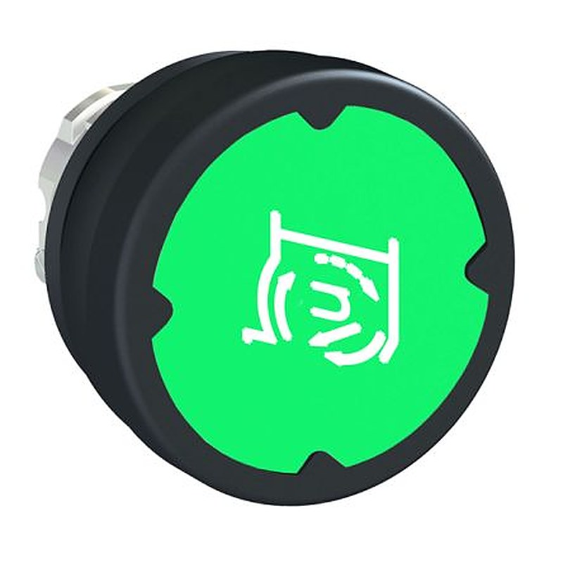 Schneider Electric ZB4B Series Blue Spring Return Push Button Head, 22 mm Cutout, IP67, IP66, IP69K