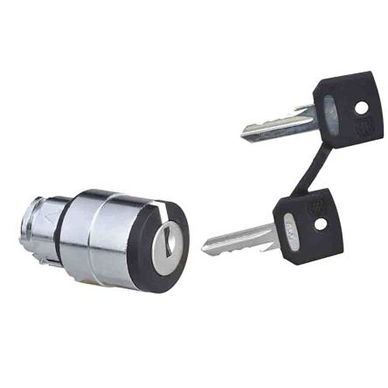 Schneider Electric Harmony 3-position Key Switch Head, Latching, 22 mm Cutout