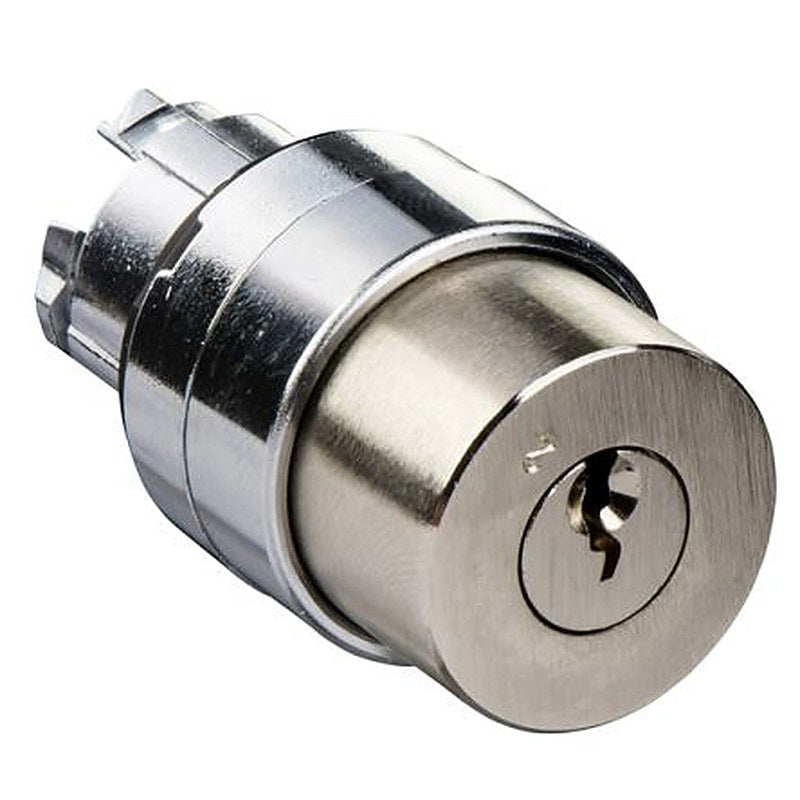 Schneider Electric Harmony XB4 Series 2 Position Selector Switch Head, 22 mm Cutout, Silver Handle, IP67, IP69K, IP66,