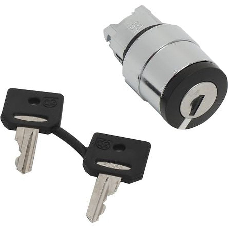 Schneider Electric Harmony 2-position Key Switch Head, Latching, 22 mm Cutout