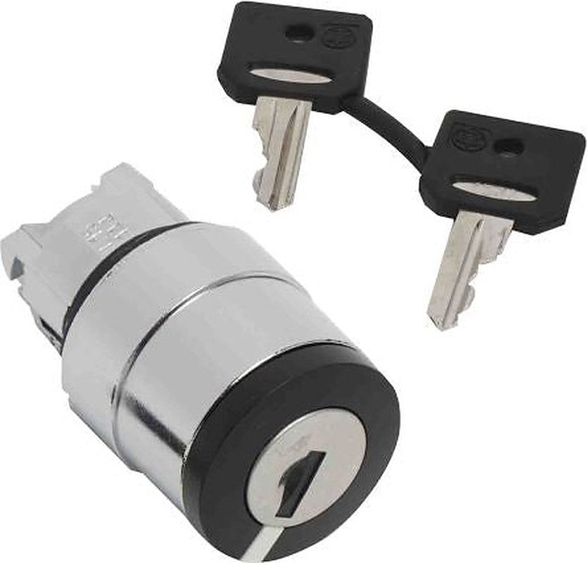 Schneider Electric Harmony 2-position Key Switch Head, Stay Put, 22 mm Cutout