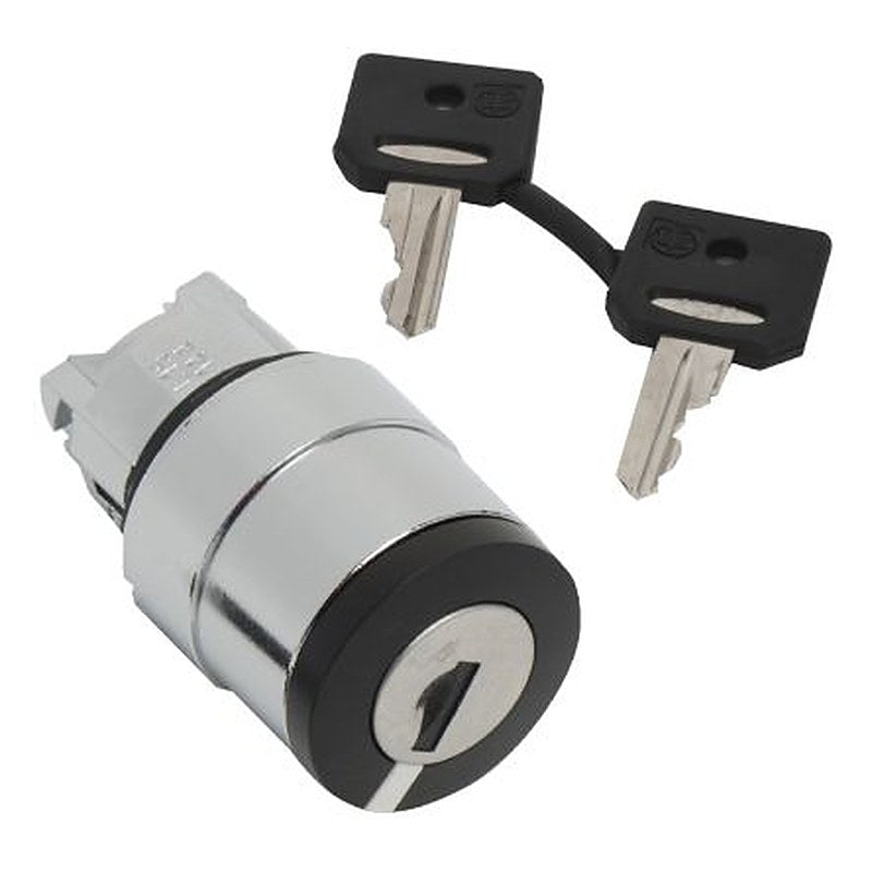 Schneider Electric Harmony 2-position Key Switch Head, Spring Return to Centre, 22 mm Cutout