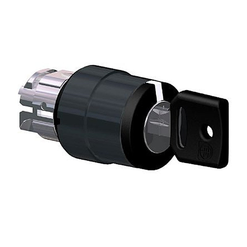 Schneider Electric Harmony XB4 3-position Key Switch Head, Spring Return, 22 mm Cutout