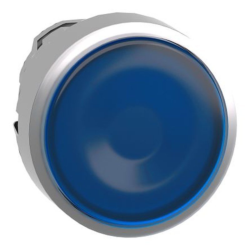 Schneider Electric Harmony Series Blue Maintained Push Button Head, 22 mm Cutout, IP66, IP67, IP69K
