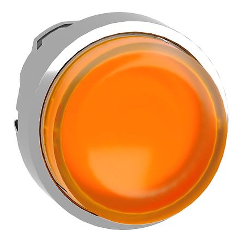 Schneider Electric Harmony Series Orange Maintained Push Button Head, 22 mm Cutout, IP69K, IP67