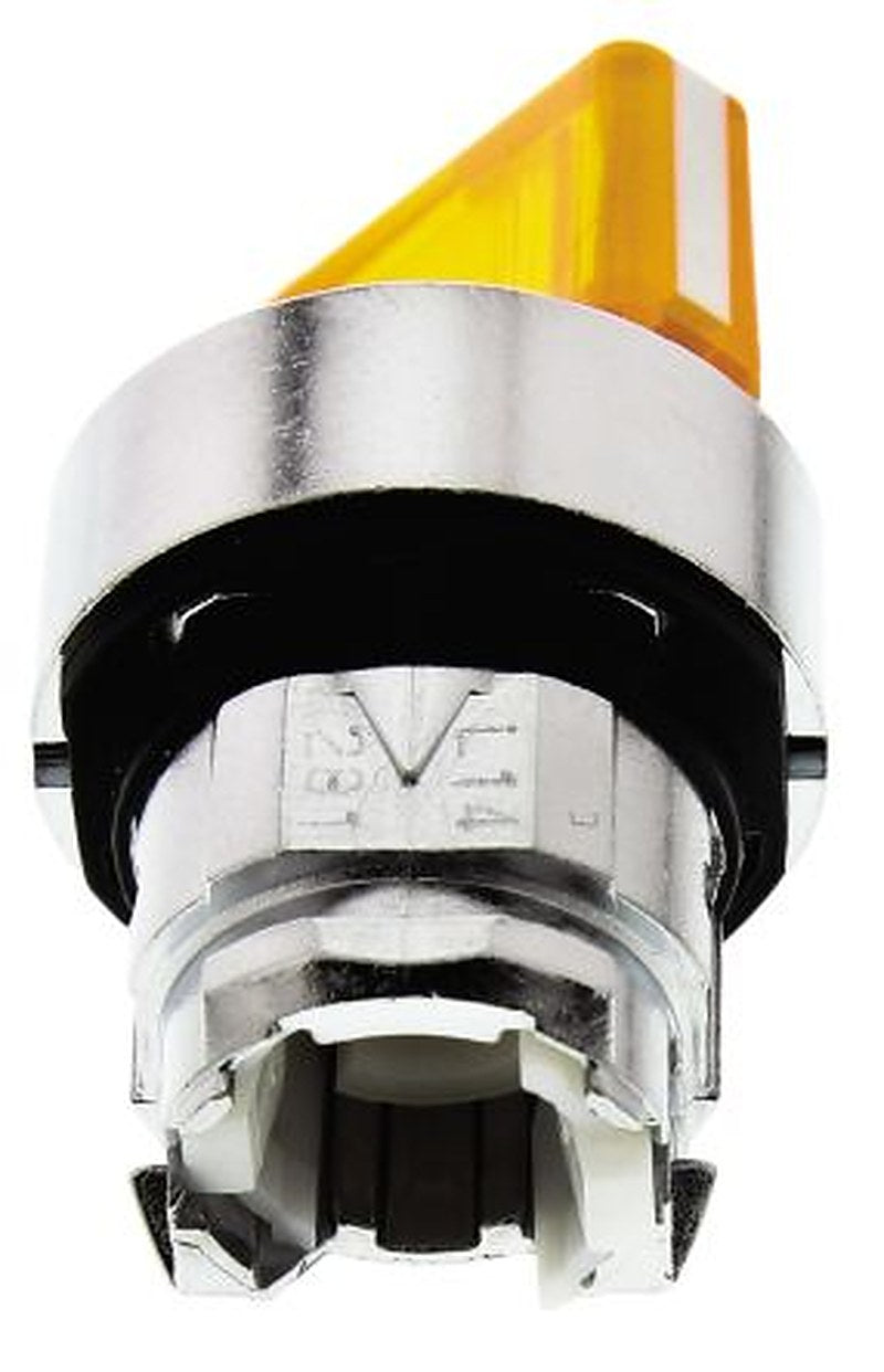 Schneider Electric Harmony Series 2 Position Illuminated Selector Switch Head, 22 mm Cutout, Orange Handle, IP66, IP69,