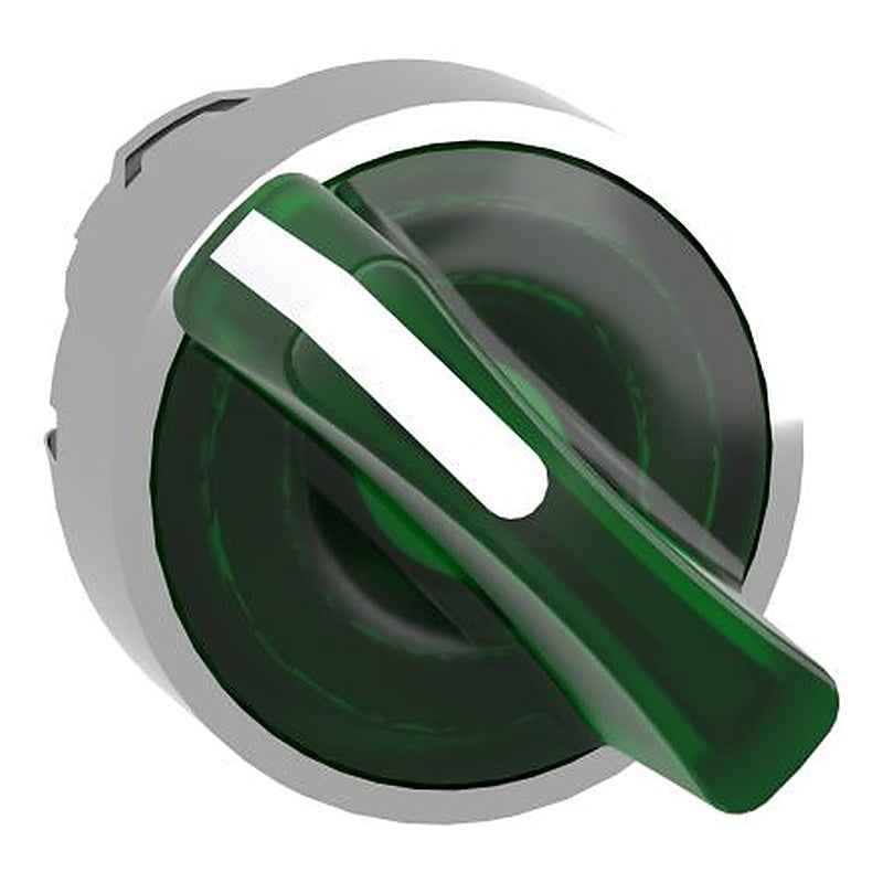 Schneider Electric Harmony XB4 Series 2 Position Illuminated Selector Switch Head, 22 mm Cutout, IP67, IP69, IP66