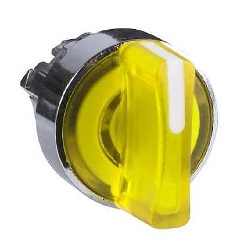 Schneider Electric Harmony XB4 Series 3 Position Illuminated Selector Switch Head, 22 mm Cutout, IP67, IP69K, IP66