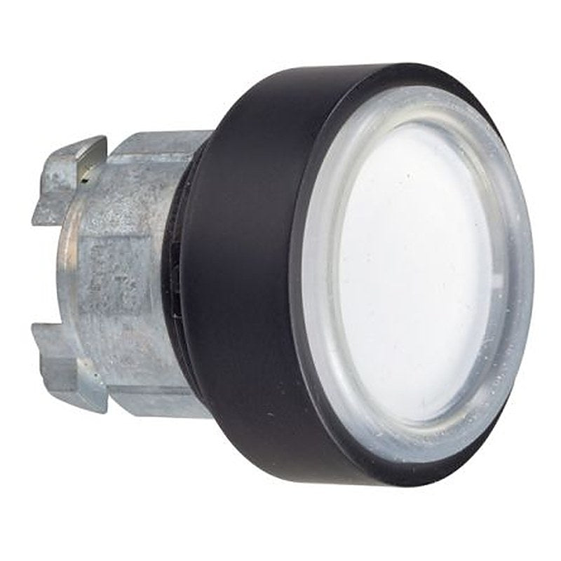 Schneider Electric Harmony XB4 Series White Spring Return Push Button Head, 22.5 mm Cutout, IP66, IP67, IP69K, IP69