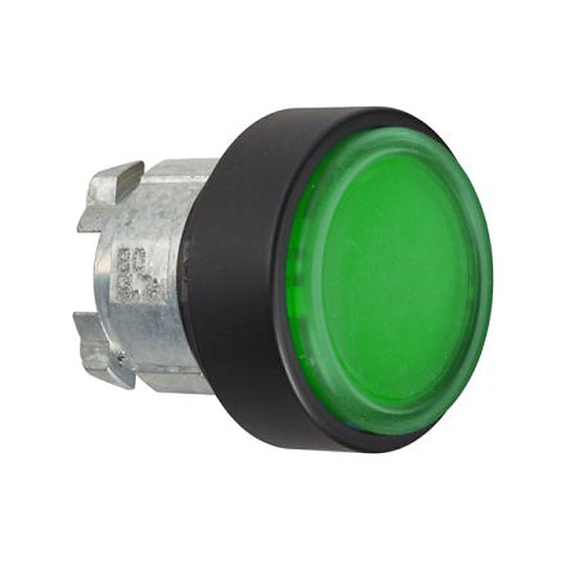 Schneider Electric Harmony XB4 Series Green Spring Return Push Button Head, 22.5 mm Cutout, IP69K, IP69, IP66, IP67