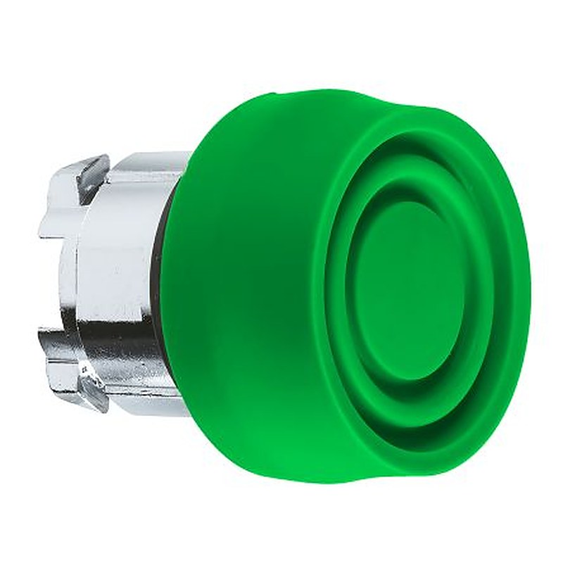 Schneider Electric Harmony Series Green Spring Return Push Button Head, 22 mm Cutout, IP66, IP69K, IP67