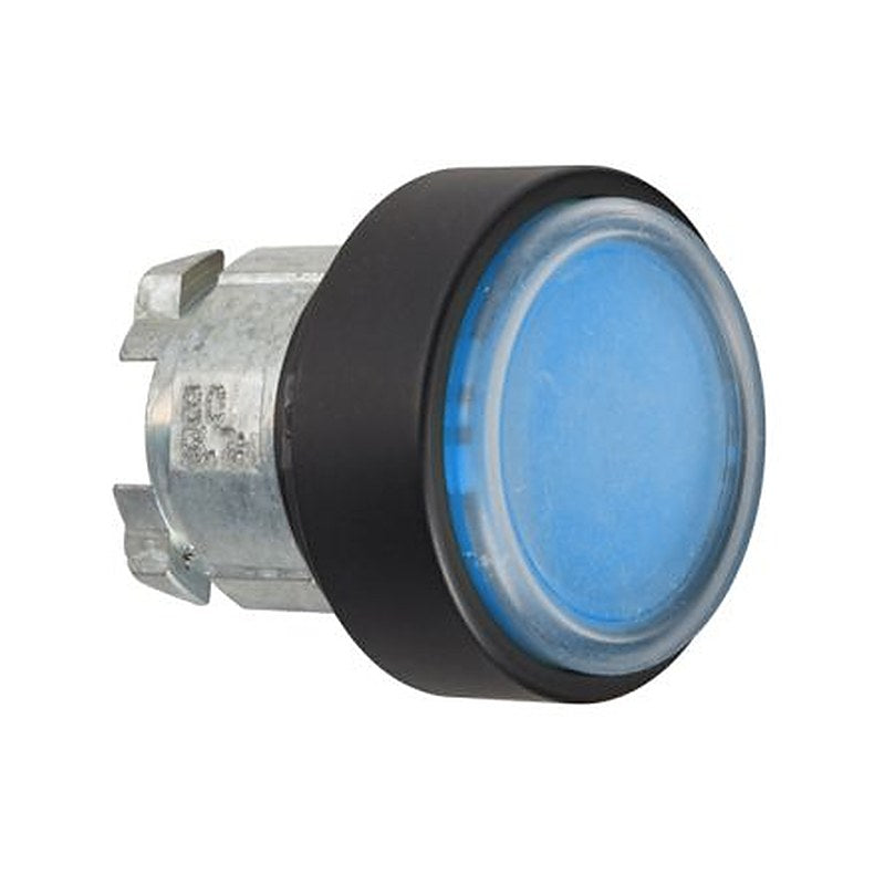 Schneider Electric Harmony XB4 Series Blue Spring Return Push Button Head, 22 mm Cutout, IP66, IP67, IP69, IP69K