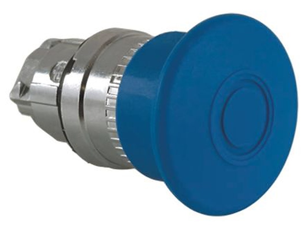 Schneider Electric Harmony XB4 Series Blue Latching Push Button Head, 22 mm Cutout, IP67, IP66, IP69K