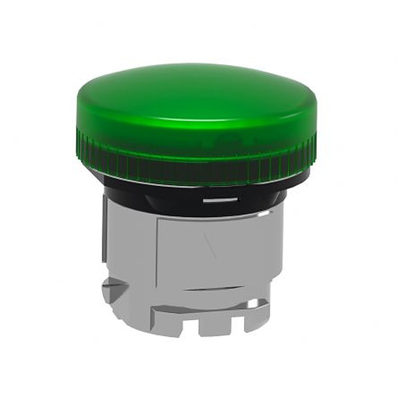 Schneider Electric Green Pilot Light Head, 22 mm Cutout Harmony Series