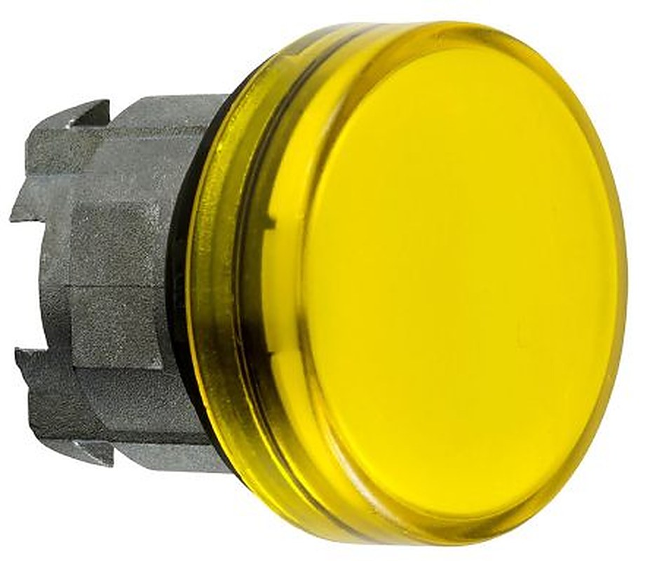 Schneider Electric Yellow Pilot Light, 22 mm Cutout Harmony XB4 Series
