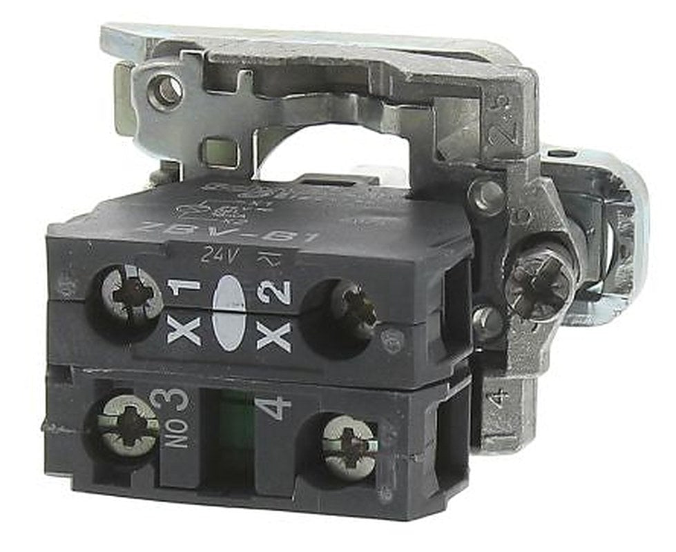 Schneider Electric Harmony Series Contact & Light Block, White Light, SPST