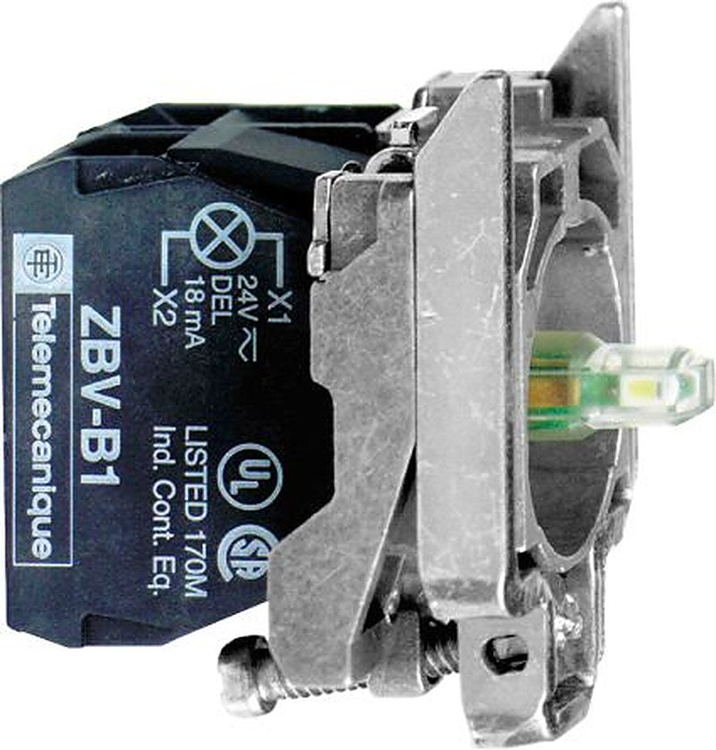 Schneider Electric Harmony Series Light Block, 120V, White Light, 1 CO