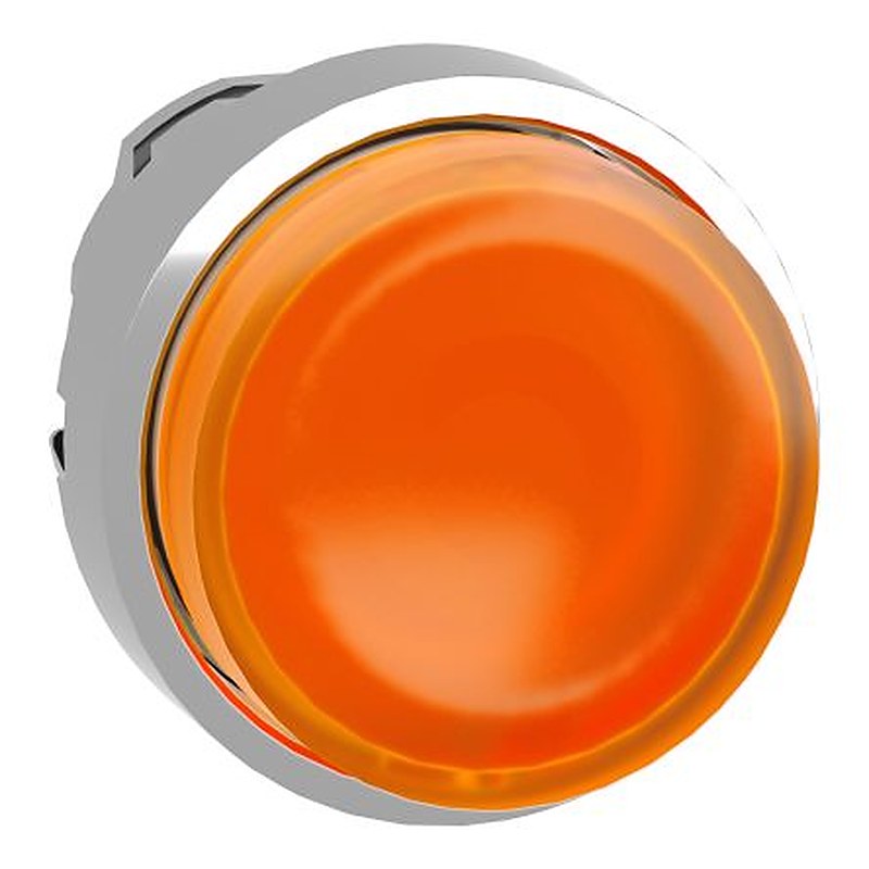 Schneider Electric Harmony Series Orange Spring Return Push Button Head, 22 mm Cutout, IP69K, IP66