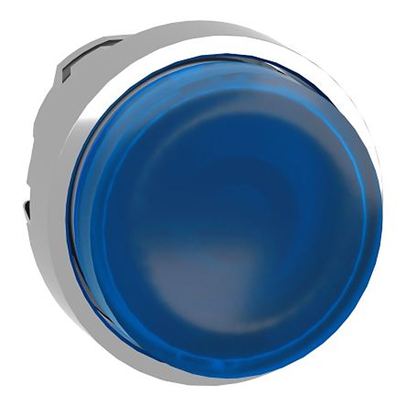 Schneider Electric Harmony Series Blue Spring Return Push Button Head, 22 mm Cutout, IP66, IP69K