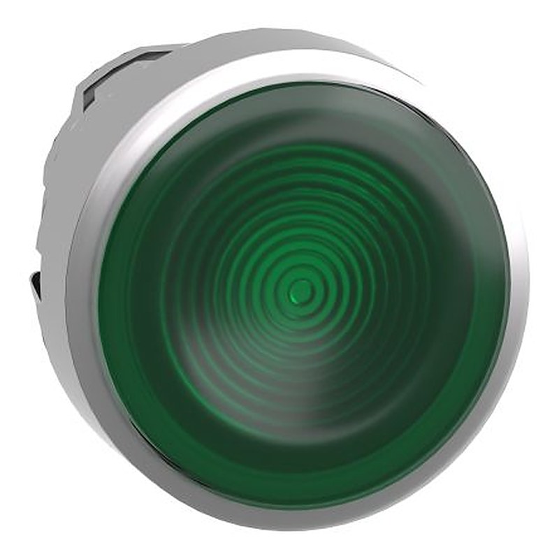 Schneider Electric Harmony Series Green Spring Return Push Button Head, 22 mm Cutout, IP66, IP69K, IP67