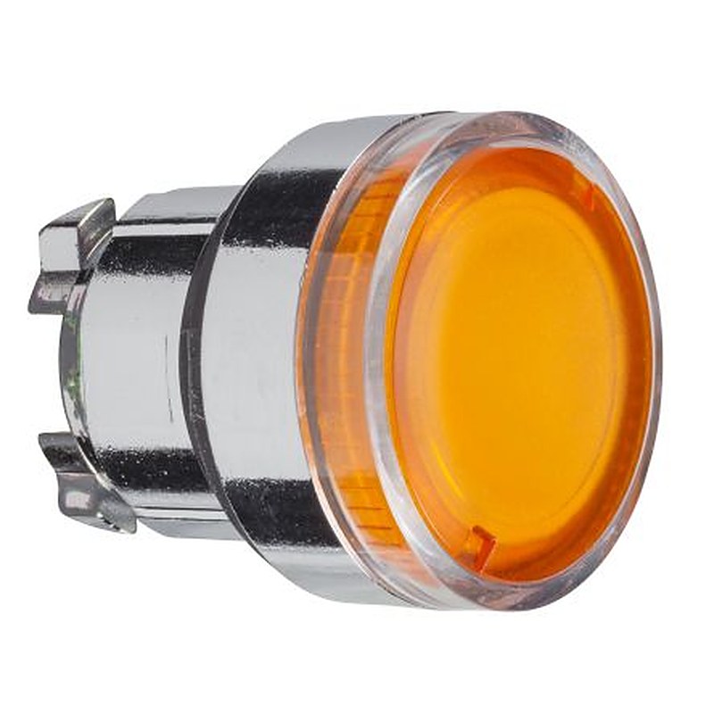 Schneider Electric Harmony Series Orange Spring Return Push Button Head, 22 mm Cutout, IP66, IP67, IP69K