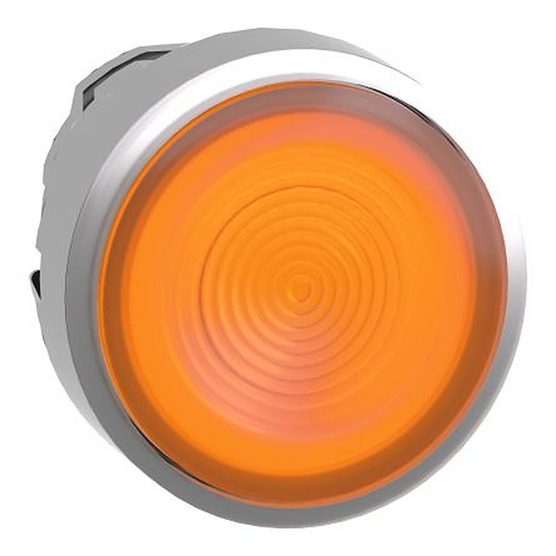 Schneider Electric Harmony Series Orange Spring Return Push Button Head, 22 mm Cutout, IP69K, IP67, IP66