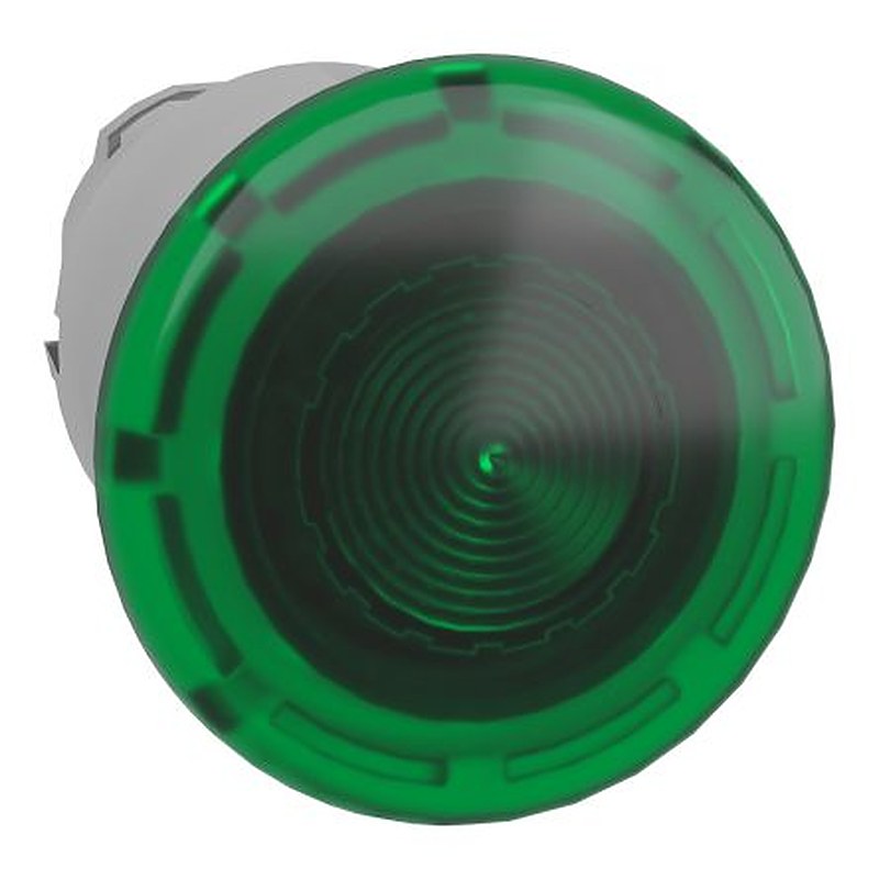 Schneider Electric Harmony Series Green Spring Return Push Button Head, 22 mm Cutout, IP66, IP67, IP69K
