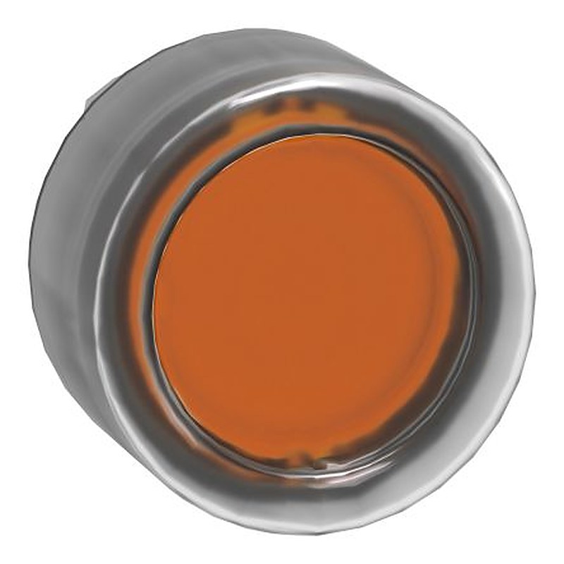 Schneider Electric Harmony Series Orange Spring Return Push Button Head, 22 mm Cutout, IP66, IP67