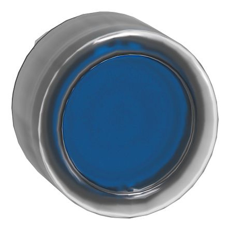Schneider Electric Harmony Series Blue Spring Return Push Button Head, 22 mm Cutout, IP66, IP67