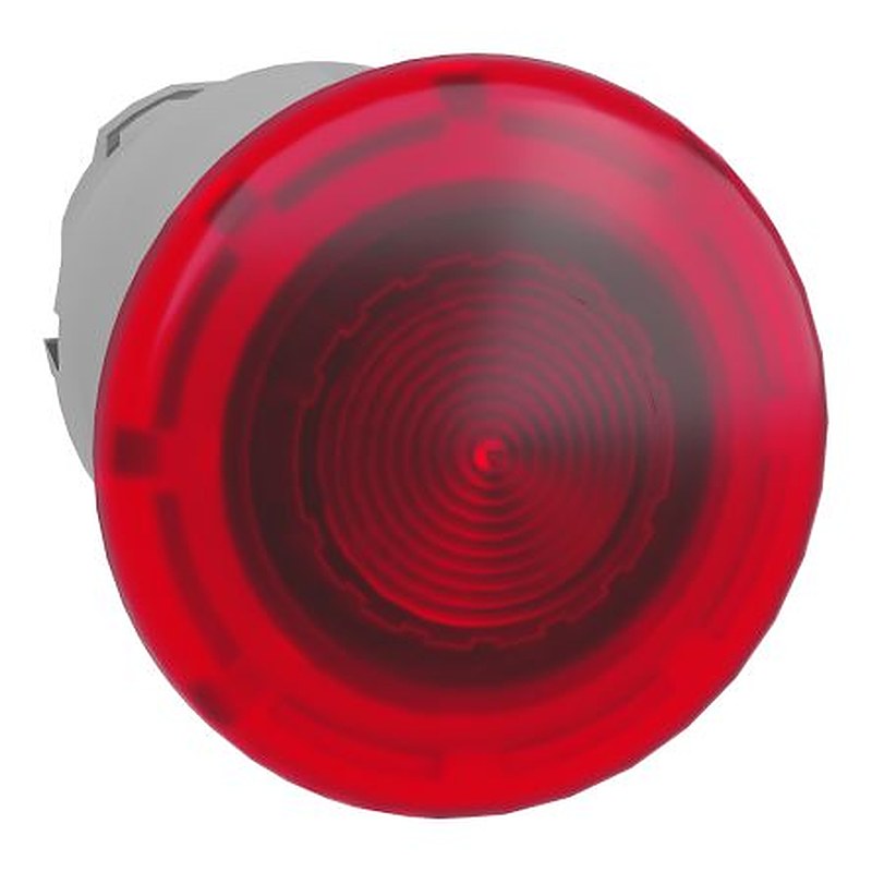 Schneider Electric Harmony Series Red Latching Push Button Head, 22 mm Cutout, IP69K, IP66