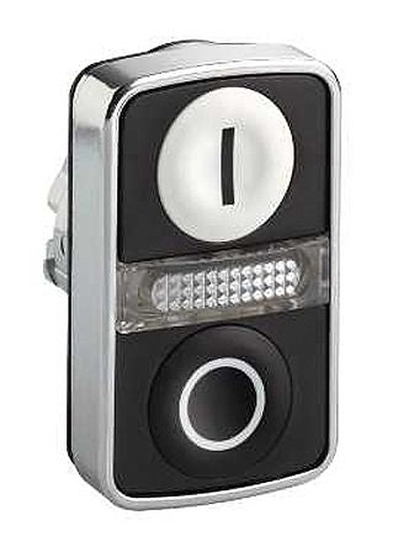Schneider Electric Harmony XB4 Series Black, White Momentary Push Button Head, 22 mm Cutout, IP67, IP69K, IP66