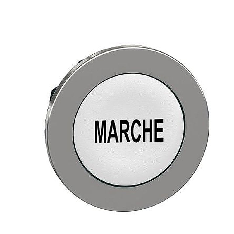 Schneider Electric Harmony XB4 Series White Momentary Push Button Head, 30 mm Cutout, IP69K, IP67, IP66