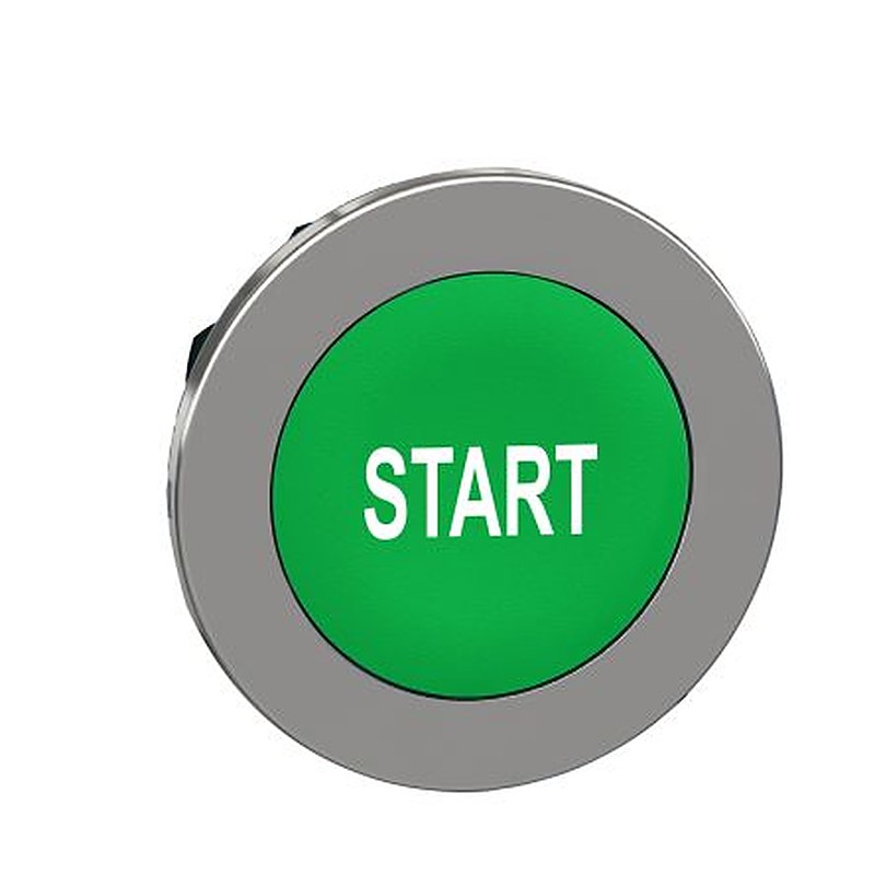 Schneider Electric Harmony XB4 Series Green Momentary Push Button Head, 30 mm Cutout, IP66, IP67, IP69K