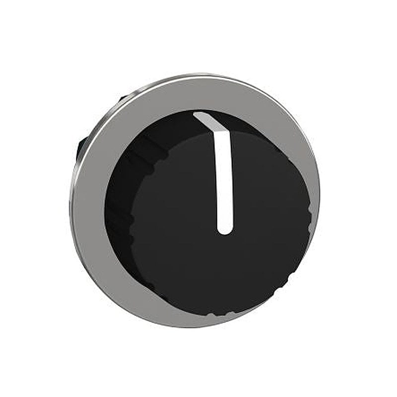 Schneider Electric ZB4 Series 3 Position Selector Switch Head, 30 mm Cutout, Black Handle, IP69, IP67, IP66